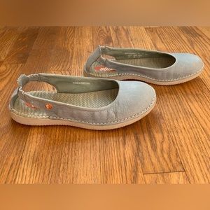 Softinos Slingback Flats: Size 37 Light Blue